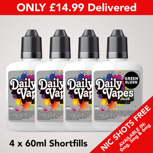 Daily Vapes 4 Bottle Bundle - Only £14.99 Delivered